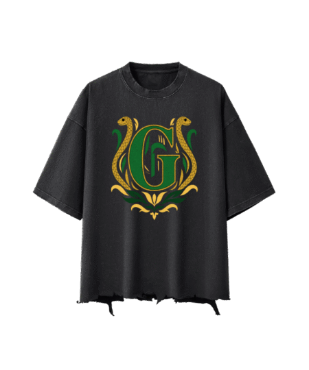 G-Mafia Guardian Serpents – Snow Wash Boxy Tee