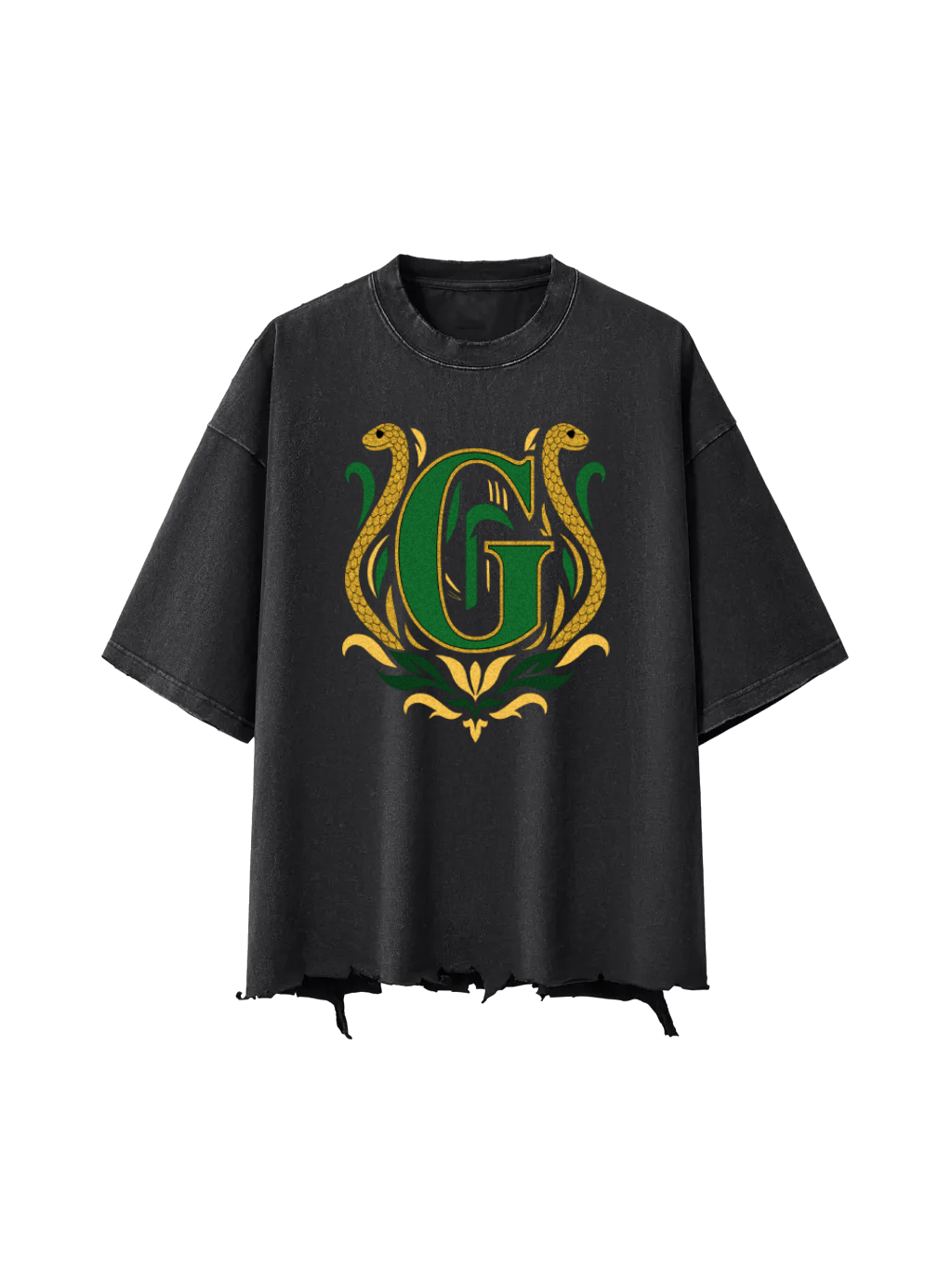 G-Mafia Guardian Serpents – Snow Wash Boxy Tee
