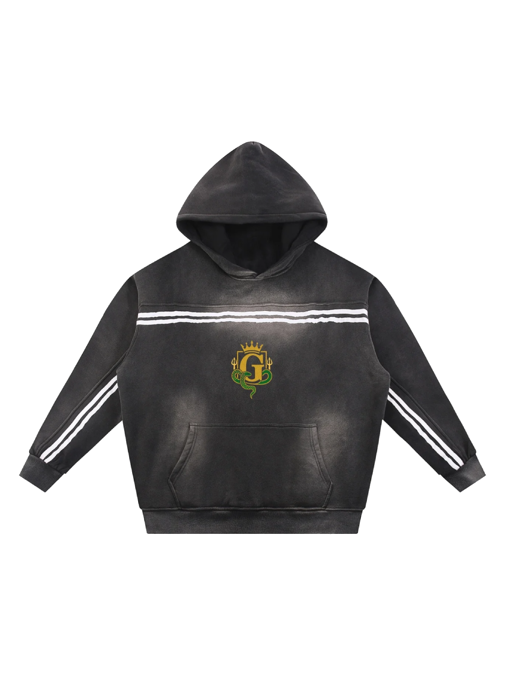 G-Mafia Poseidon Serpent – Sun-Fade Contrast Hoodie