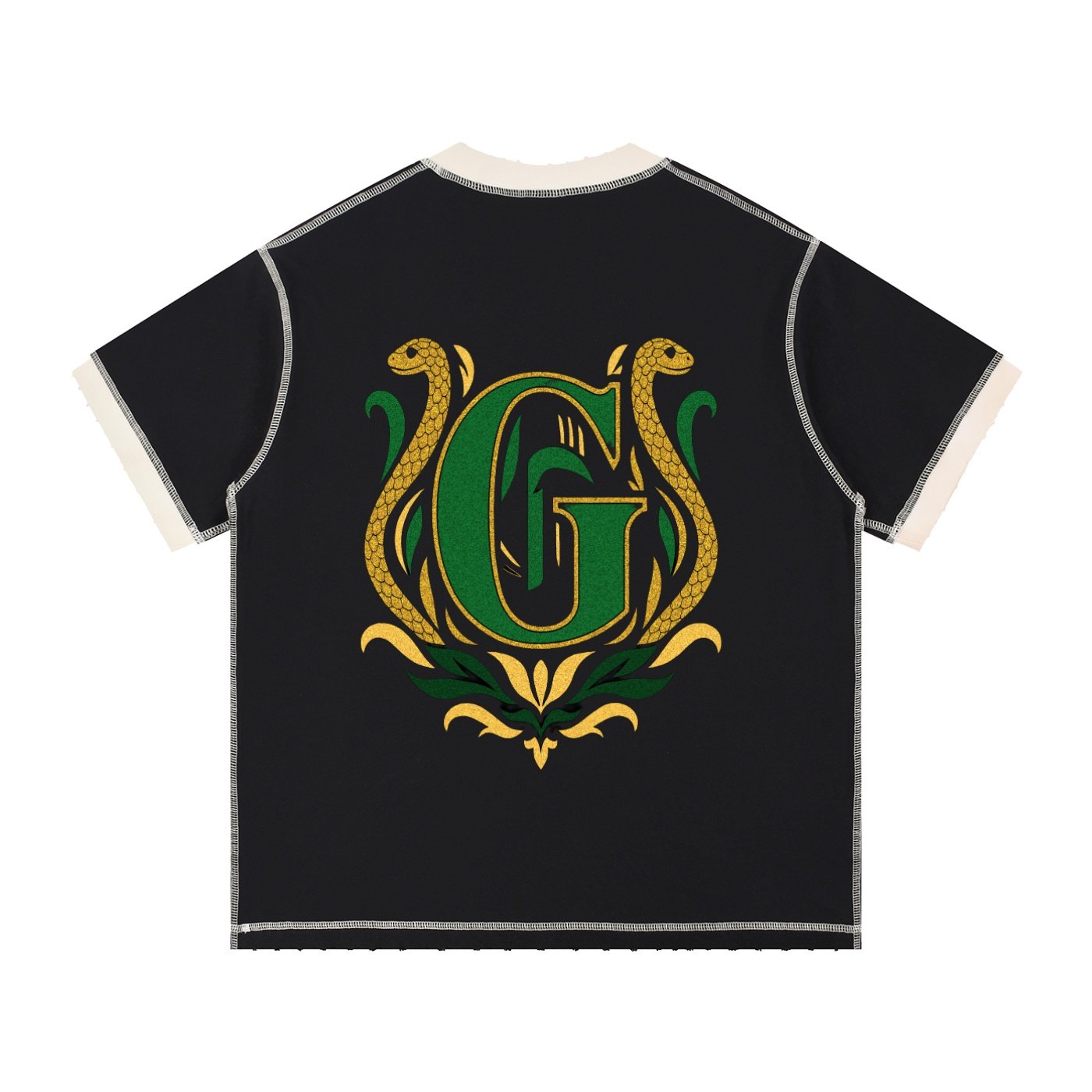 G-Mafia Guardian Serpents – Contrast-Stitched Tee - Image 2