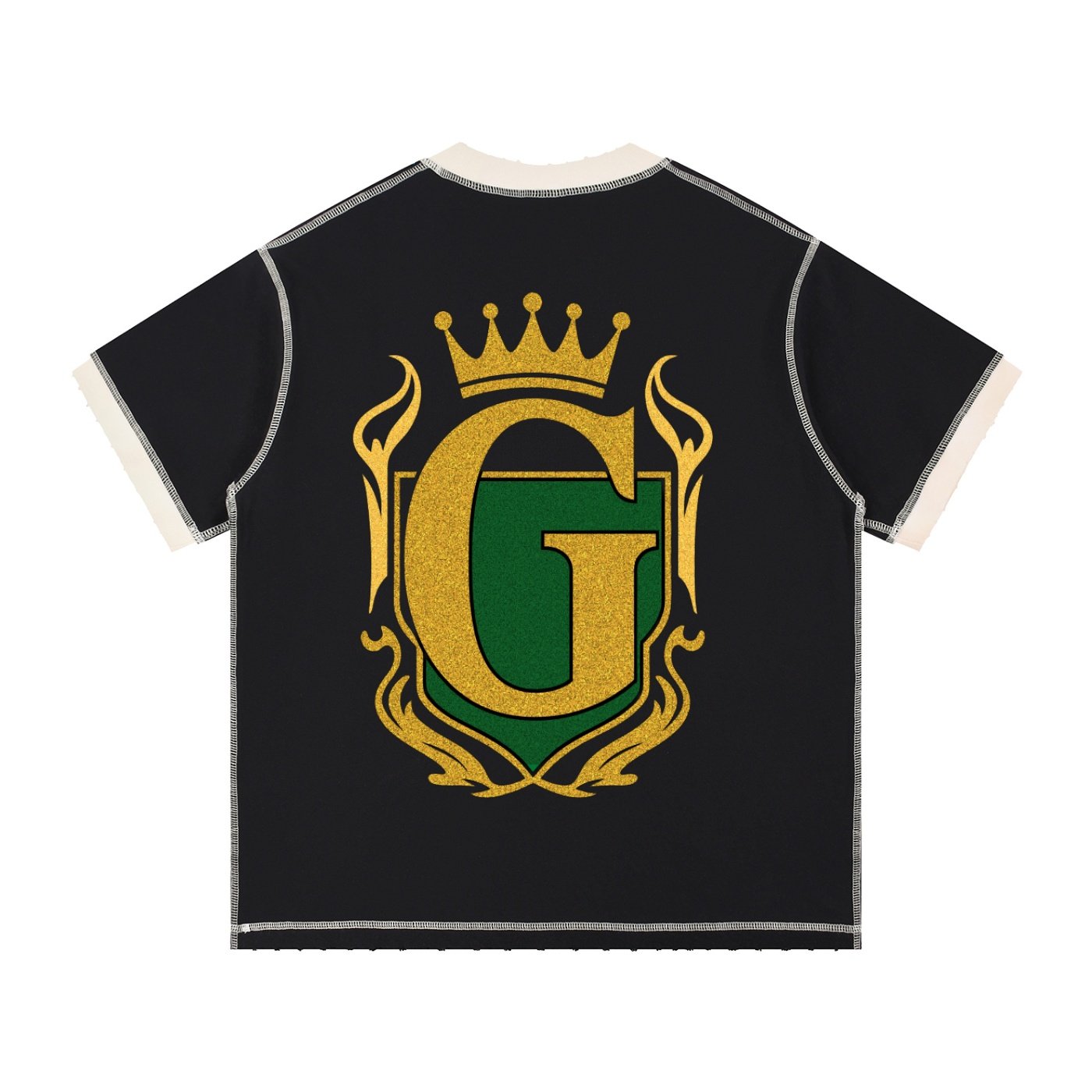 G-Mafia Imperial G – Contrast-Stitched Tee - Image 2