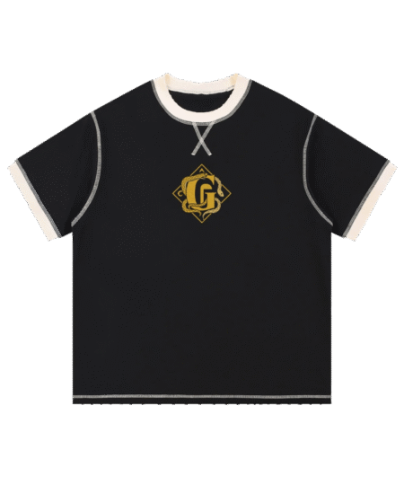 G-Mafia Golden Serpent – Contrast-Stitched Tee
