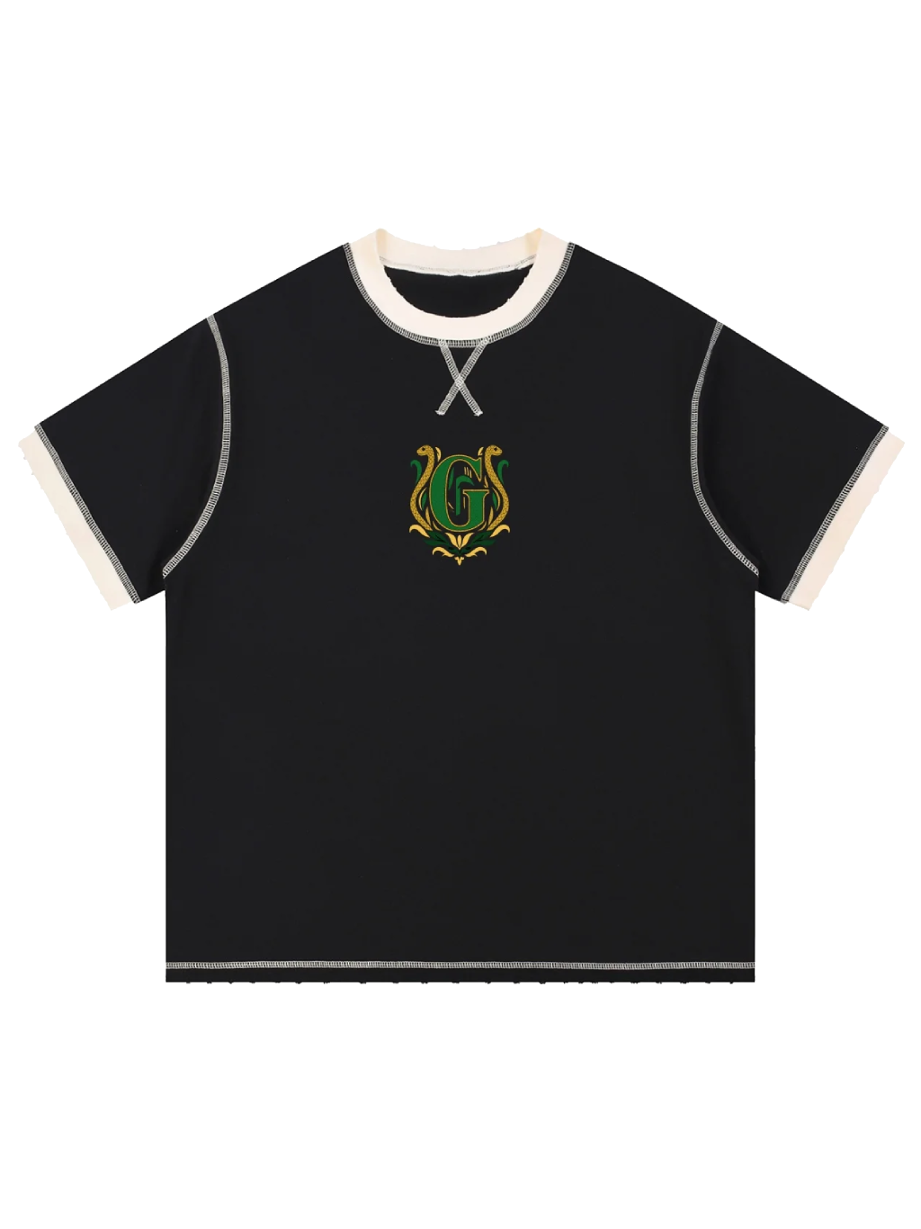 G-Mafia Guardian Serpents – Contrast-Stitched Tee