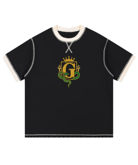 G-Mafia Poseidon Serpent – Contrast-Stitched Tee